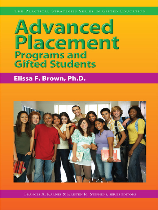 Title details for Advanced Placement Programs and Gifted Students by Elisaa F. Brown - Available